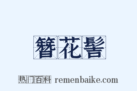 簪花髻是什么意思的图片